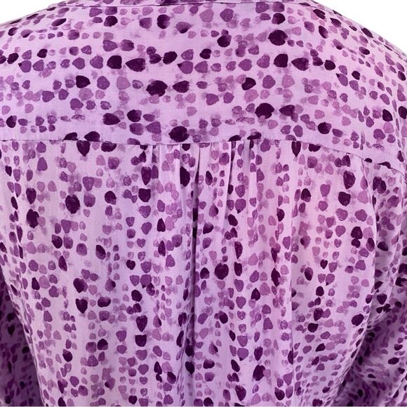 Women's Eddie Bauer Pink Blouse Top Size Medium - Picture 4 of 6